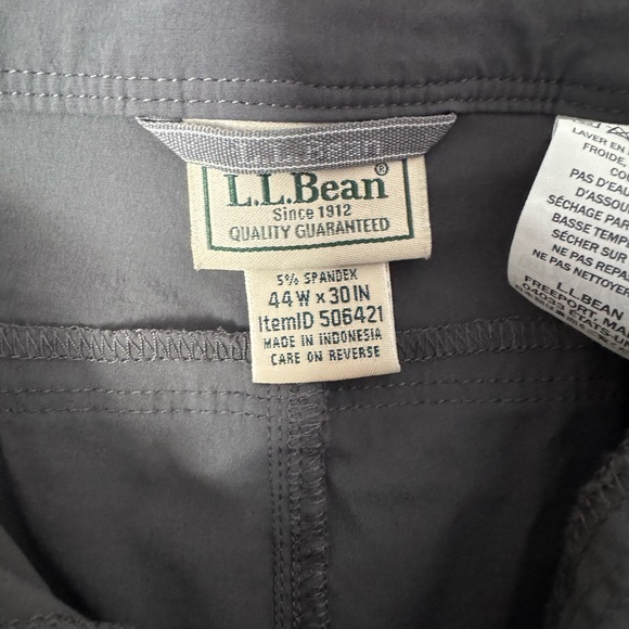 L.L. Bean Men's Dark Gray Cargo Pants 44x30 - Picture 5 of 9